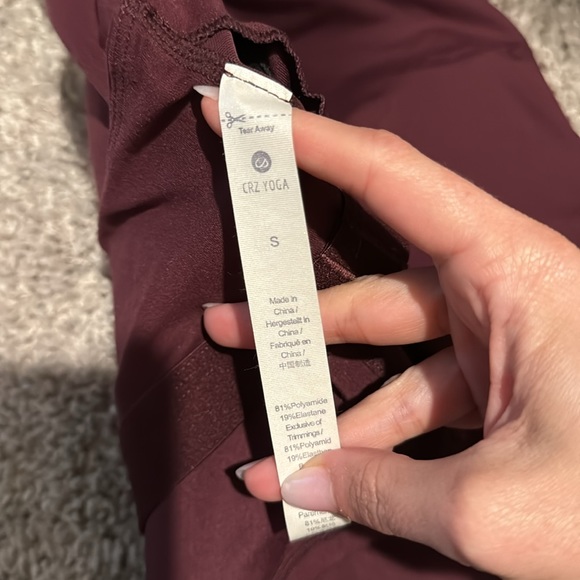 Maroon High Neck Workout Tank Small - Picture 5 of 5